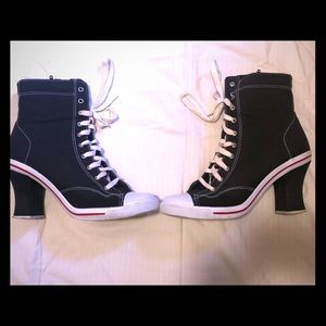 Vintage Heeled Sneakers